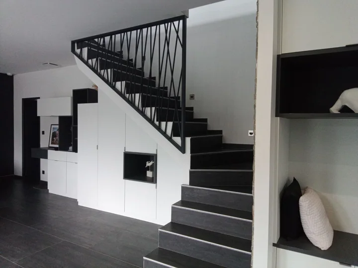 Garde-corps graphique d’escalier