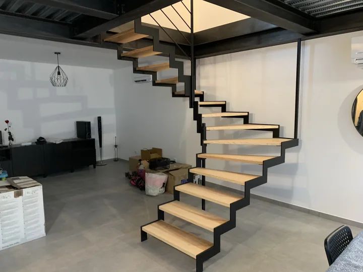 Du chantier à l’escalier