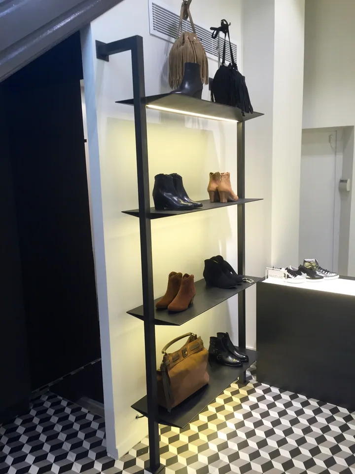 Une boutique mise en scène