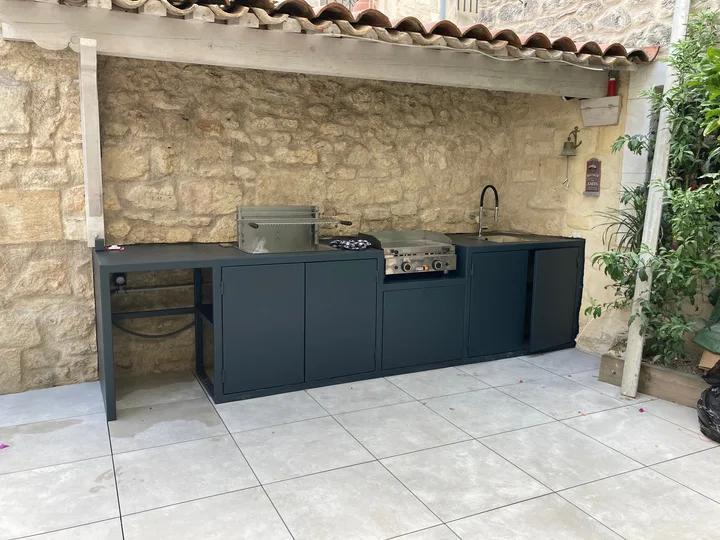 Cuisine extérieure sur mesure