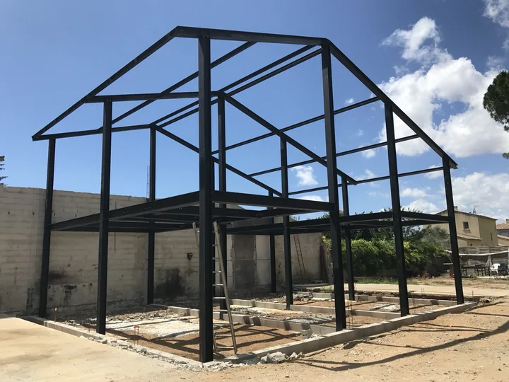 La structure avant les finitions
