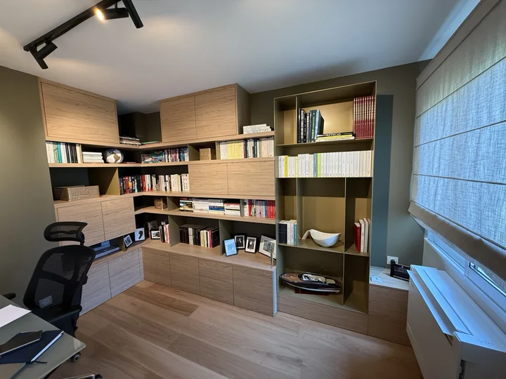 Bibliothèque bois & métal — vue 2