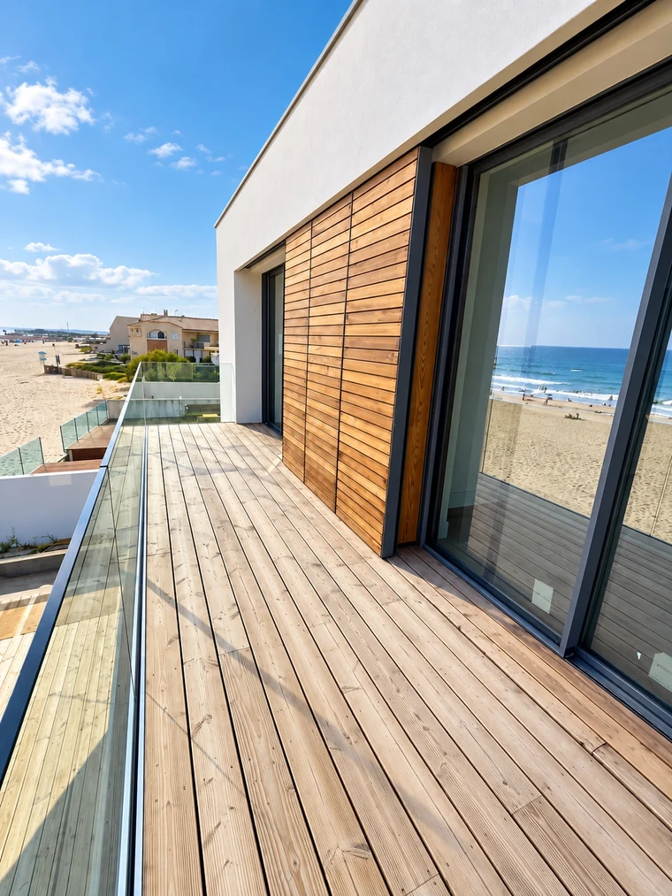 Une terrasse ouverte sur la vue